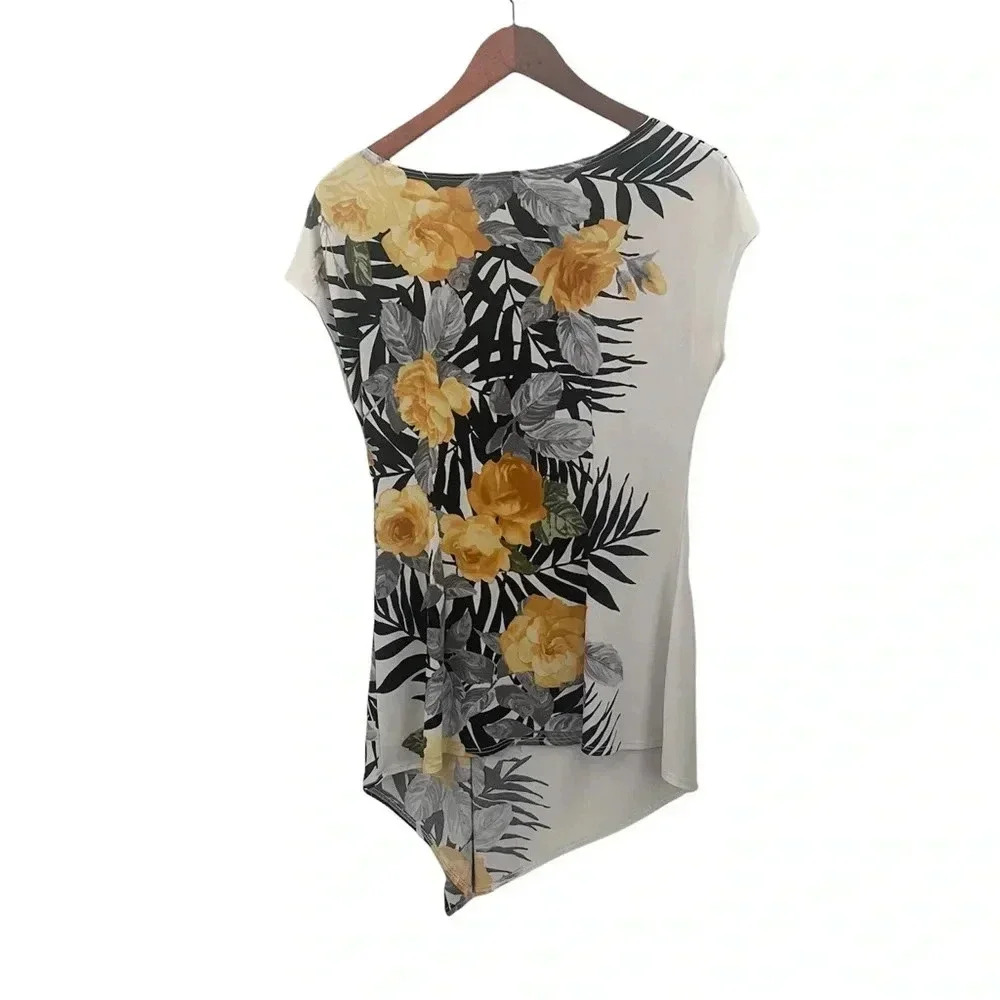 Midnight Velvet floral tunic top - Picture 5 of 5